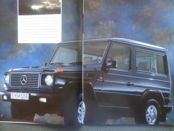 Brochure de la Mercedes Classe G 1993