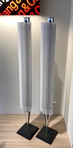 Bang & Olufsen Beolab 18 Alu Silver met witte covers - B&O, Info@bang-olufsen.dk, Zo goed als nieuw, 120 watt of meer, Bang & Olufsen Alle 1 / DK-7600 Struer / Denmark