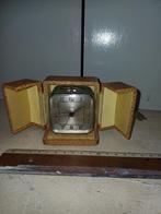 vintage reiswekker buis + koffer, Ophalen of Verzenden