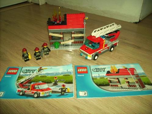 lego city brandweer 60003, Kinderen en Baby's, Speelgoed | Duplo en Lego, Gebruikt, Lego, Complete set, Ophalen of Verzenden