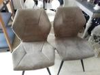chaise de salle à manger MXSOFA en daim (6 disponibles), Huis en Inrichting, Stoelen, Ophalen, Zo goed als nieuw, Overige kleuren