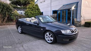 Saab 9-3 Cabrio 2.0 Turbo Benzine Bj 2005 189000km, Auto's, Parkeersensor, Cabriolet, Bedrijf, Handgeschakeld