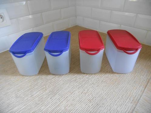 tupperware 4 boîtes (mobilhome - kot) H, Maison & Meubles, Cuisine| Tupperware, Enlèvement ou Envoi