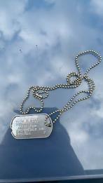 Amerikaanse Dog tag origineel, Verzamelen, Militaria | Tweede Wereldoorlog, Ophalen of Verzenden