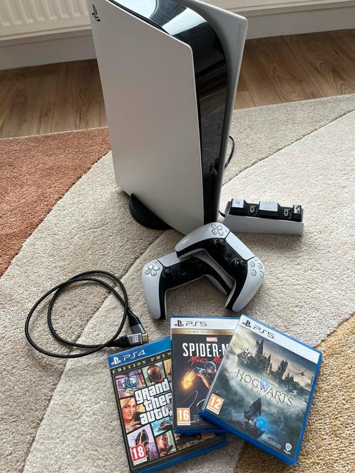 Ps5, Games en Spelcomputers, Spelcomputers | Sony PlayStation 5, Zo goed als nieuw, Ophalen