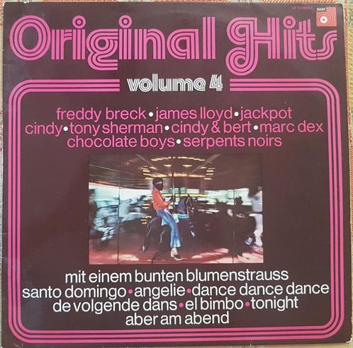 LP Original Hits Volume 4 - James Lloyd, Tony Sherman, Cindy, CD & DVD, Vinyles | Pop, Utilisé, 12 pouces, Enlèvement ou Envoi