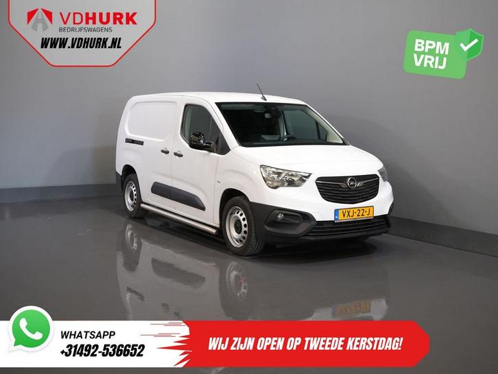 Opel Combo 1.5CDTi 100 pk L2 BPM VRIJ! (DEMO) NL Auto/ Carpl, Auto's, Bestelwagens en Lichte vracht, Bedrijf, ABS, Airconditioning