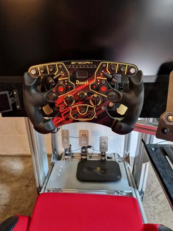 Fanatec DD1 met clubsport V2 stuurtje en advance module, Enlèvement, Utilisé, Fanatec