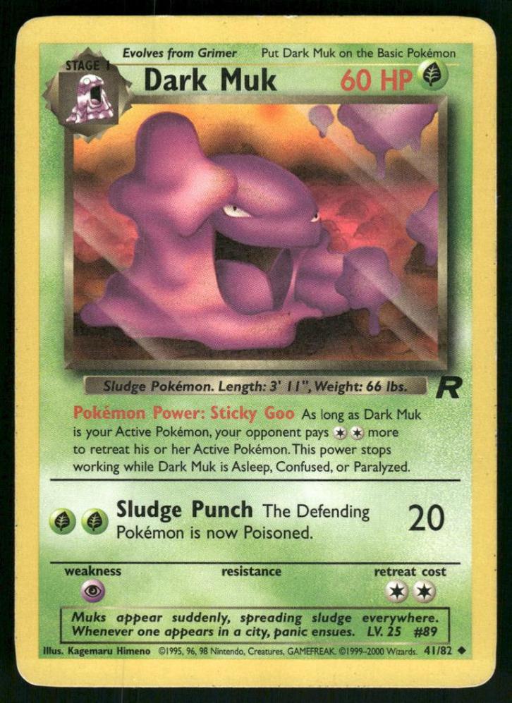 Dark Muk 41/82 - Team Rocket (NM), Hobby en Vrije tijd, Verzamelkaartspellen | Pokémon, Gebruikt, Verzenden