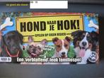 hond naar je hok, Ophalen of Verzenden, Zo goed als nieuw, Plenty gifts