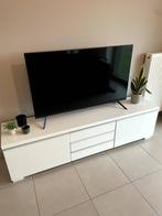 TV Meubel - Modern - Wit, 150 à 200 cm, 25 à 50 cm, Enlèvement, Utilisé