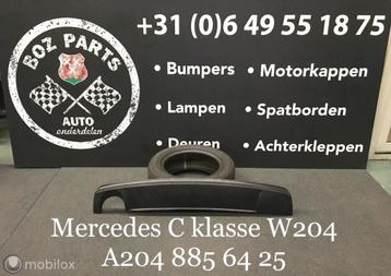 Mercedes C klasse W204 achterbumper diffuser 2007-2014 beschikbaar voor biedingen