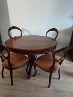 Louis Philippe tafel met 6 stoelen, Ophalen