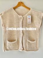 Nieuwe vest/ gilet, Kleding | Dames, Verzenden, Nieuw, Beige