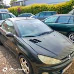 Peugeot 206 cabrio, Auto's, 4 cilinders, Cabriolet, 1600 cc, Zwart