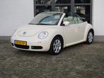 Volkswagen New Beetle Cabriolet 2.0 Highline Airco Leder Sto, Auto's, Volkswagen, Cabriolet, 211 g/km, Beige, Bedrijf