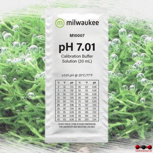 Milwaukee M10007B pH 7.01 ijkvloeistof sachets aquarium., Dieren en Toebehoren, Vissen | Aquaria en Toebehoren, Nieuw, Overige typen