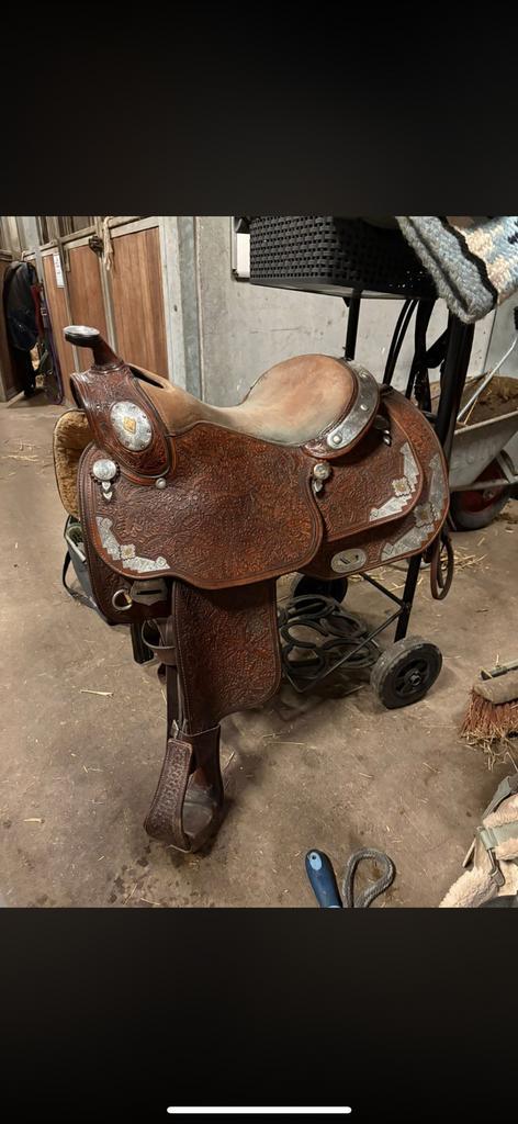 Dale Chavez western zadel, Dieren en Toebehoren, Paarden en Pony's | Zadels, Zo goed als nieuw, Western, Ophalen