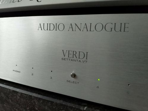 Audio Analogue Verdi Settanta VT, TV, Hi-fi & Vidéo, Amplificateurs & Ampli-syntoniseurs, Utilisé, Stéréo, Enlèvement