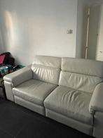 Wit leder zetel, Huis en Inrichting, Ophalen