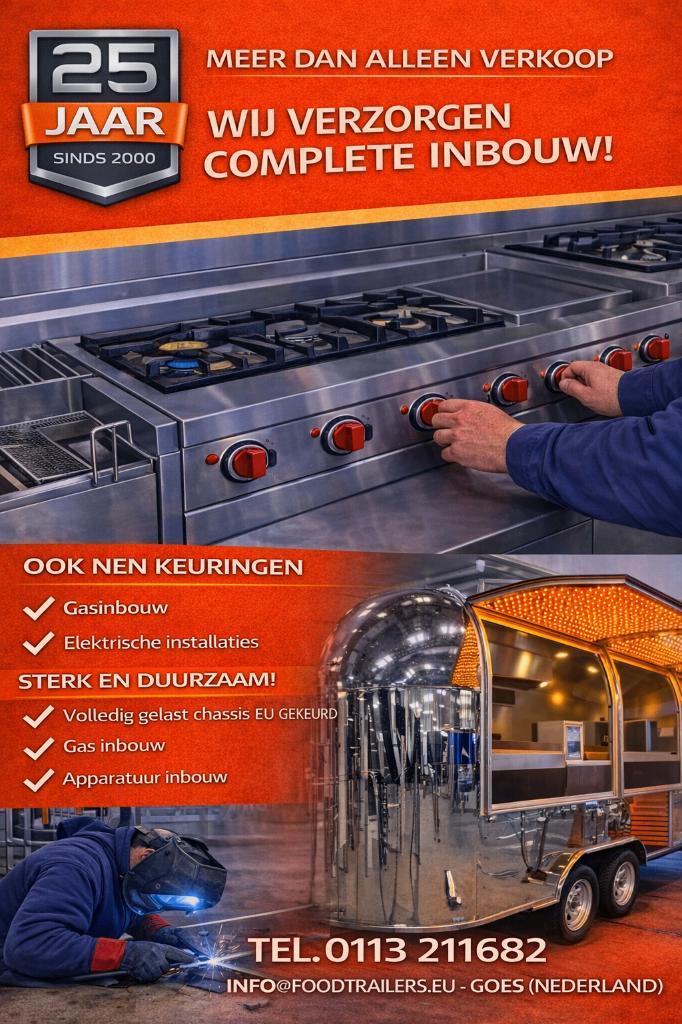 Food truck et installation chez CBG Foodtrucks, Articles professionnels, Horeca | Autre, Enlèvement