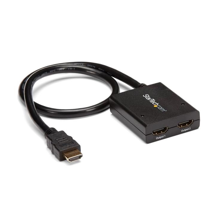 2-poorts HDMI videosplitter Startech, Informatique & Logiciels, Pc & Câble réseau, Comme neuf, Enlèvement ou Envoi
