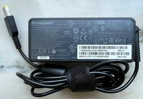 Lenovo AC-Adapter 65W 20V ADLX65NCC3A, Computers en Software, Laptop-opladers, Zo goed als nieuw, Ophalen of Verzenden