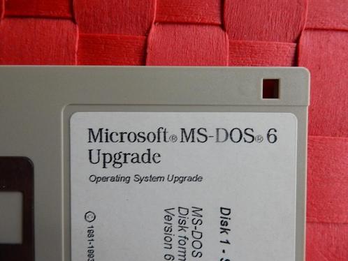 disks Microsoft MS-DOS 6 upgrade  ,vintage, Computers en Software, Besturingssoftware, Gebruikt, Ophalen of Verzenden