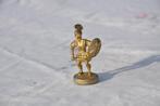 personnage romain en plomb couleur dorée, Gebruikt, Ophalen of Verzenden, Mens