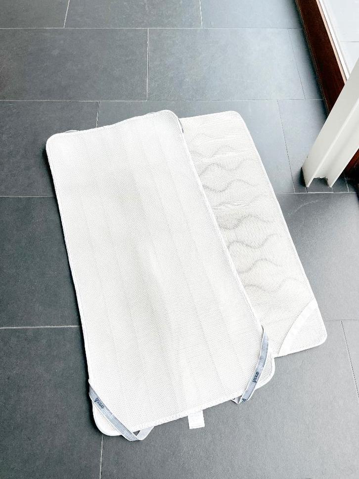 2 Aerosleep matrasbeschermers met veilige 3D luchtstrook, Enfants & Bébés, Chambre d'enfant | Linge de lit, Utilisé, Autres types