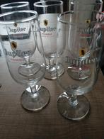 5 vintage Jupiler Piedboeuf glazen, Verzamelen, Biermerken, Ophalen of Verzenden, Zo goed als nieuw, Glas of Glazen, Jupiler