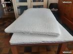4 Lot de 2 surmatelas neufs réversible 90x200 cm, Ophalen, Zo goed als nieuw