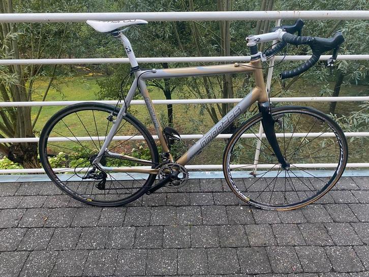 Moozes crossfiets, Fietsen en Brommers, Fietsen | Racefietsen, Gebruikt, Heren, Overige merken, 10 tot 15 versnellingen, 28 inch
