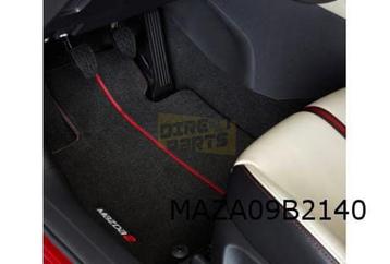 Mazda 2 Mattenset 'premium' (4x) rode accenten Origineel! MA beschikbaar voor biedingen