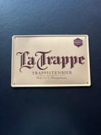 La Trappe - reclamebord in metaal, Ophalen, Zo goed als nieuw, Reclamebord, Plaat of Schild, La Trappe