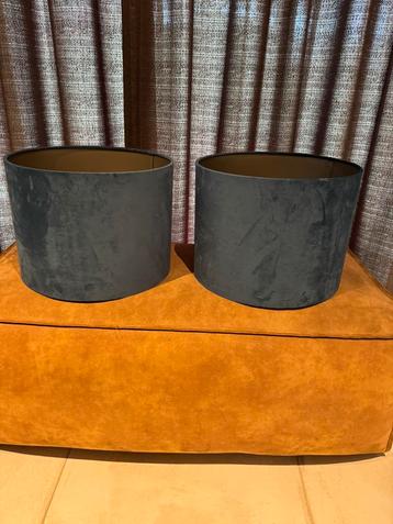 1 of 2 mooie warm velours lampenkappen set riviera maison beschikbaar voor biedingen
