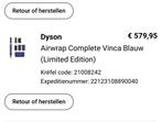 Dyson airwrap Complete Vinca blauw nieuwstaat, Enlèvement ou Envoi, Neuf