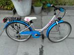 Meisjesfiets zilver/blauw “girls flair” 24”, Fietsen en Brommers, Ophalen, Zo goed als nieuw