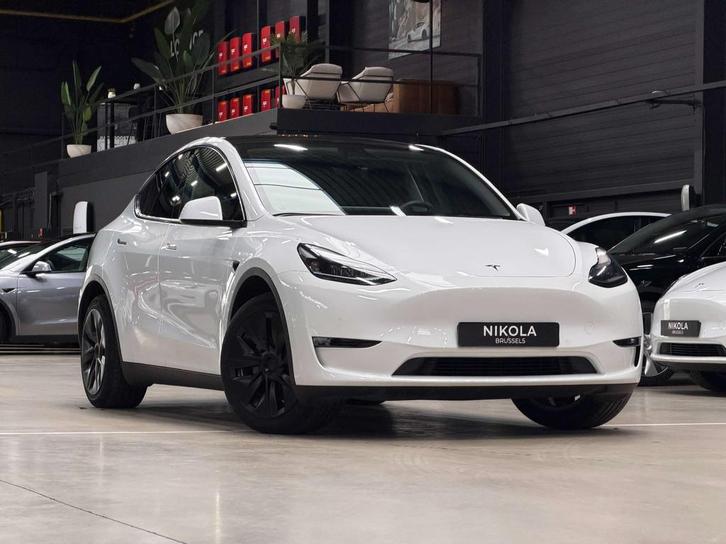 Tesla Model Y LONG RANGE AWD - WINTERPACK - AUTOPILOT, Auto's, Tesla, Bedrijf, Te koop, Model Y, 4x4, Achteruitrijcamera, Adaptieve lichten