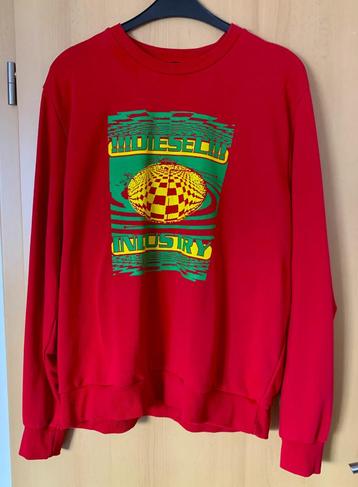 Diesel sweatshirt rood in maat 3XL nieuw beschikbaar voor biedingen