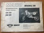 Maico GM250/500 owner’s manual