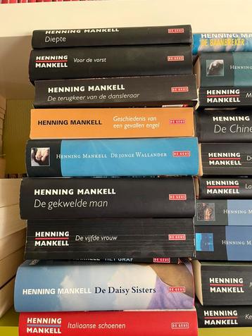 20 boeken van Henning Mankell waaronder alle Wallander beschikbaar voor biedingen