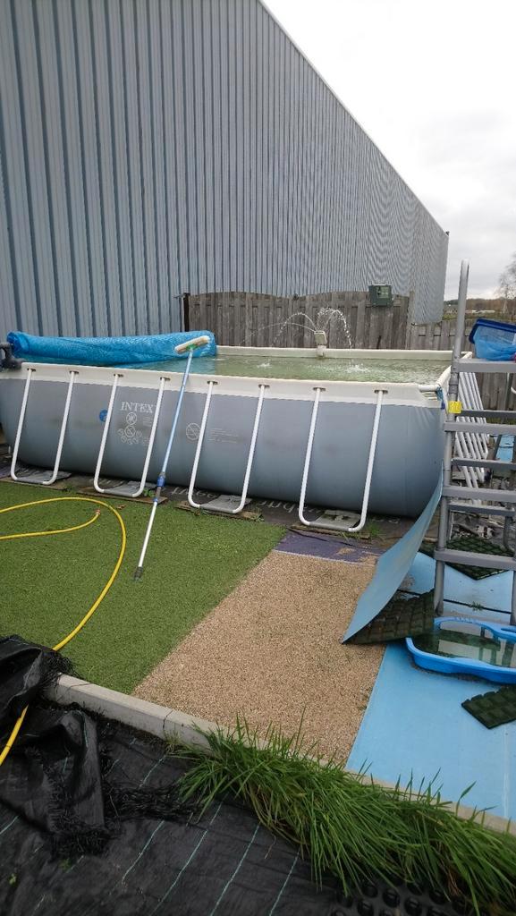 Zwembad met accesoires, Tuin en Terras, Zwembaden, Gebruikt, Ophalen