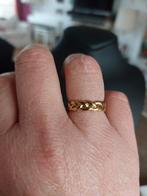 18k vergulde ring, Handtassen en Accessoires, Ringen, Ophalen of Verzenden, Nieuw, Goud, Goud