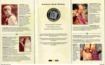zilveren herdenkingsmedaille koning Boudewijn + Albert II beschikbaar voor biedingen