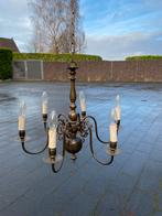 Antieke luster met 6 armen, Huis en Inrichting, Ophalen, Gebruikt