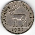 Mauritius : 1/2 Rupee 1951 KM#28 Ref 15496, Postzegels en Munten, Munten | Afrika, Ophalen of Verzenden, Overige landen, Losse munt