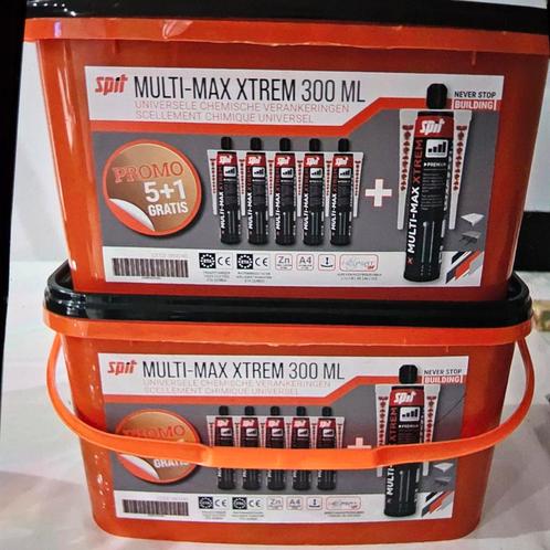 Spit Multimax-Max injectiemortel 12 kokers 280ml, Doe-het-zelf en Bouw, Gereedschap | Handgereedschap, Nieuw, Ophalen of Verzenden