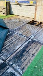 Houten steenschoten, Doe-het-zelf en Bouw, Hout en Planken, Ophalen, Gebruikt, 25 tot 50 mm, Steigerhout