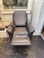 Relaxzetel electrisch, Ophalen, Gebruikt, Leer, 75 tot 100 cm